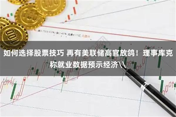 如何选择股票技巧 再有美联储高官放鸽！理事库克称就业数据预示经济\